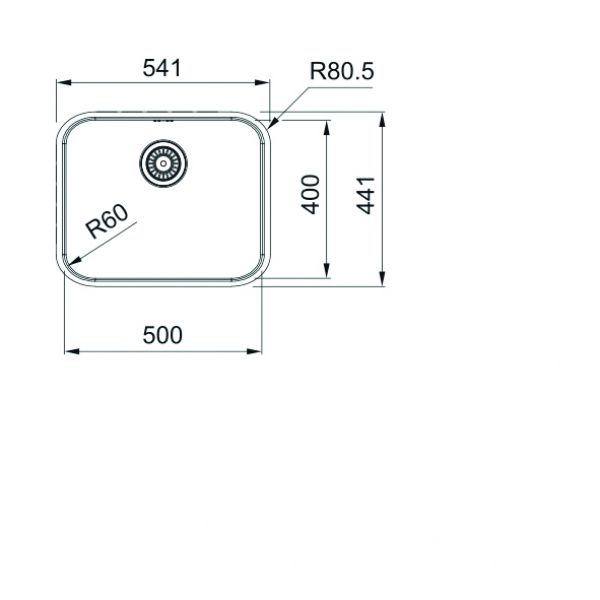 Franke Edelstahlbecken SRX 210-50 Edelstahl Handbedienung